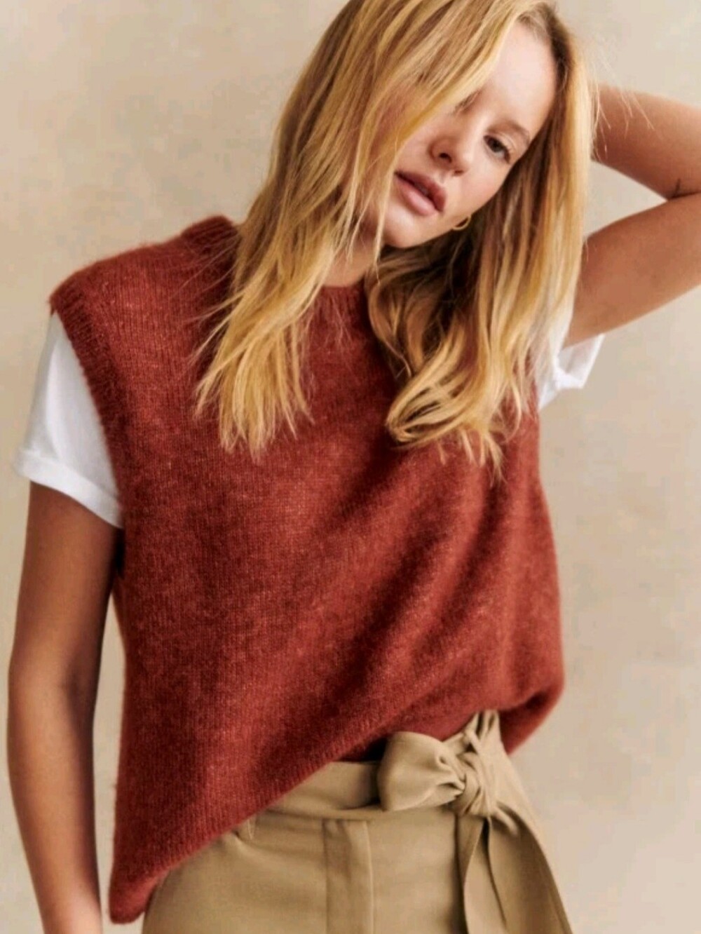 La Maille Sezane Samuel Sleeveless Jumper - Picture 5 of 6